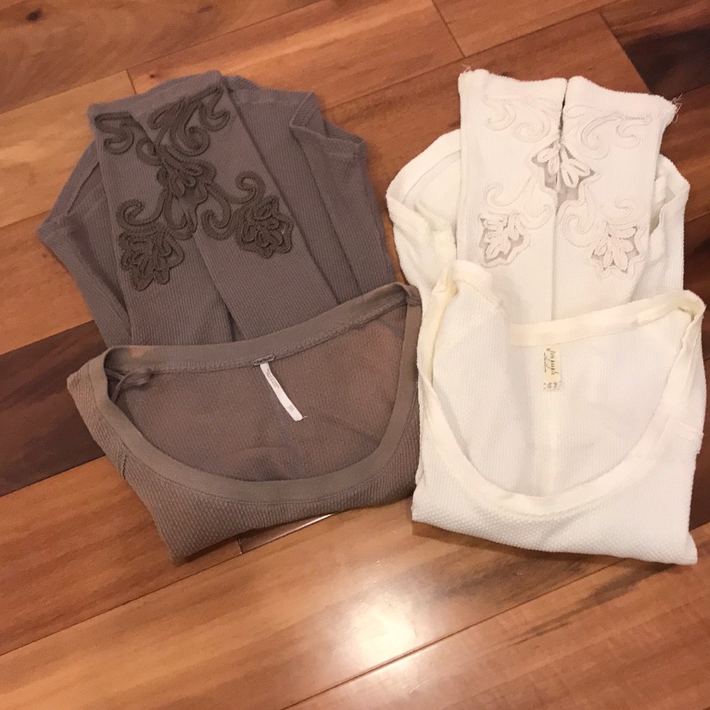 Free peopleThermal shirts selling them together